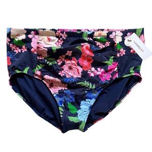 Liz Claiborne Blue and Pink Floral Bikini